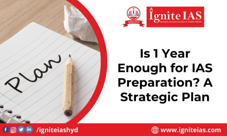 1 Year Enough for IAS Preparation